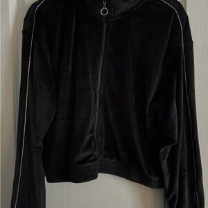 Victoria's Secret Black Bomber Jacket